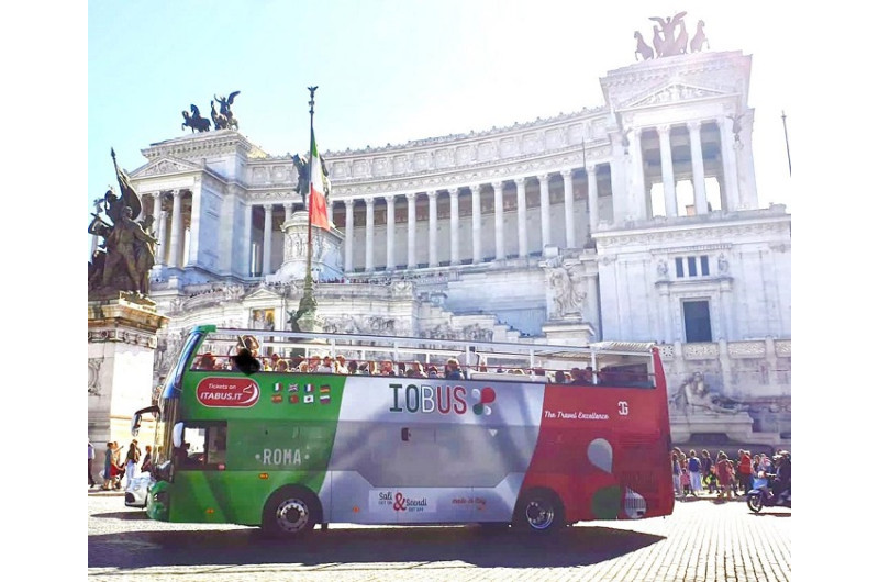 Tour en bus hop-on-hop-off Rome